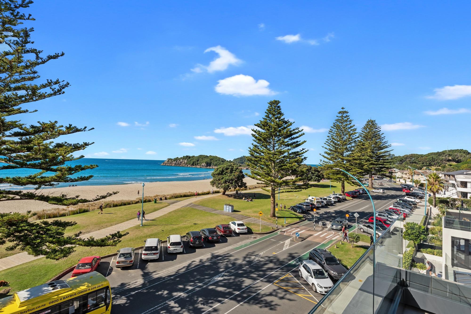 Pavilion Beachfront Apartments Mount Maunganui Esterno foto