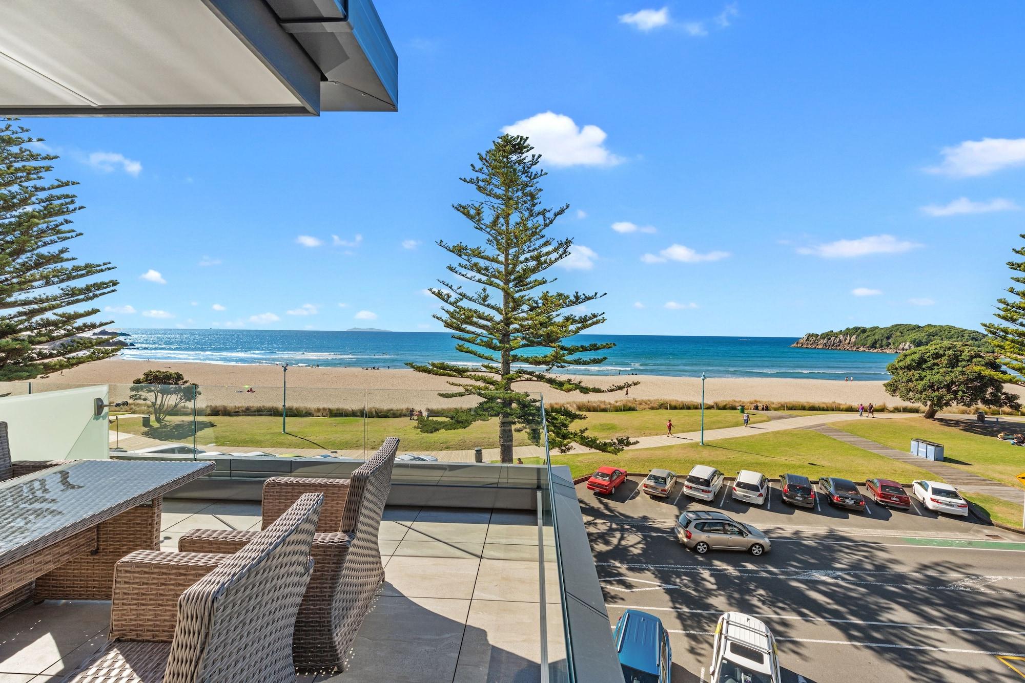Pavilion Beachfront Apartments Mount Maunganui Esterno foto