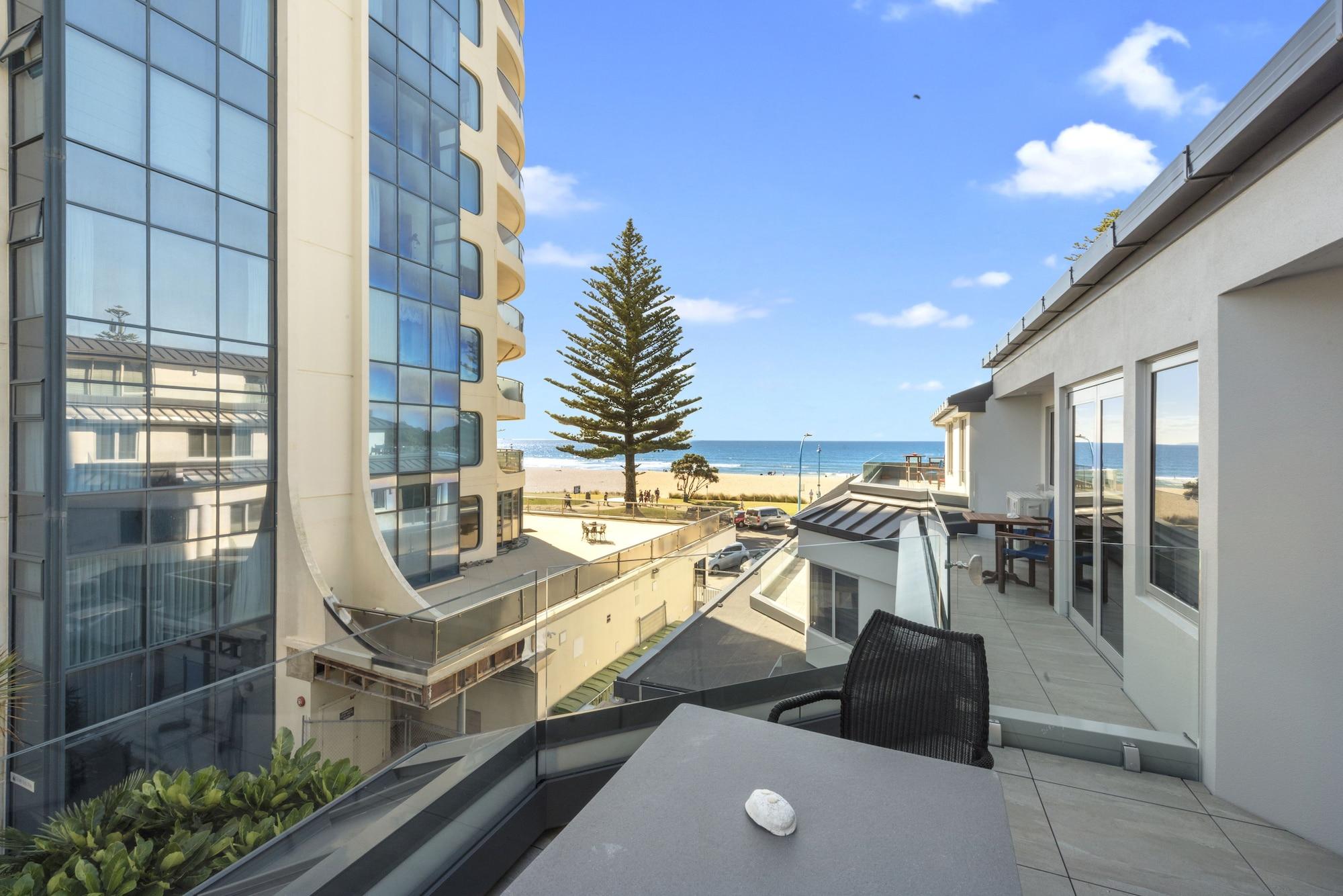 Pavilion Beachfront Apartments Mount Maunganui Esterno foto