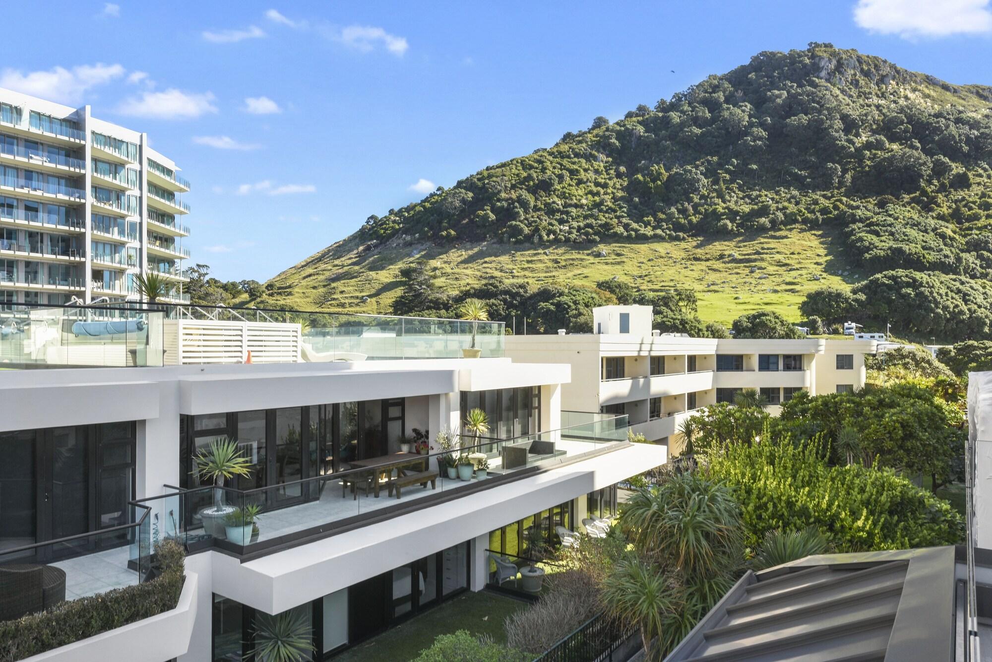 Pavilion Beachfront Apartments Mount Maunganui Esterno foto