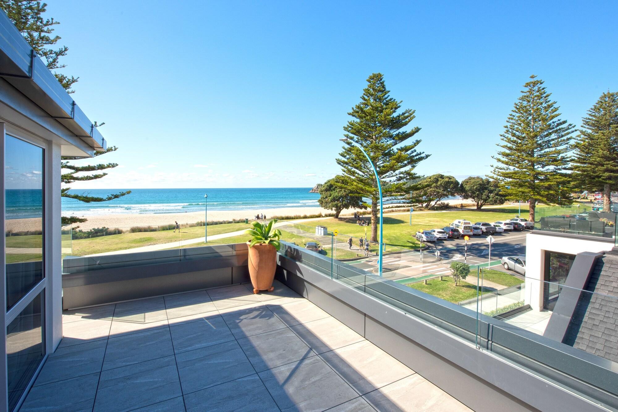 Pavilion Beachfront Apartments Mount Maunganui Esterno foto